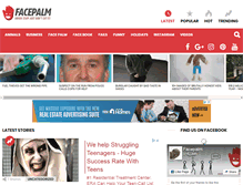 Tablet Screenshot of facepalm.com